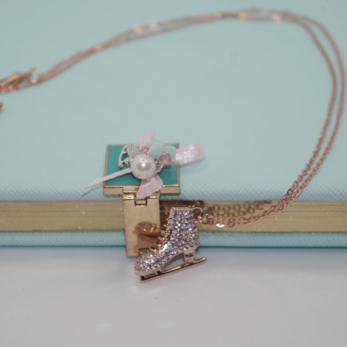 Gold Braided Skating Necklace - Brilliance & Melrose main image 1