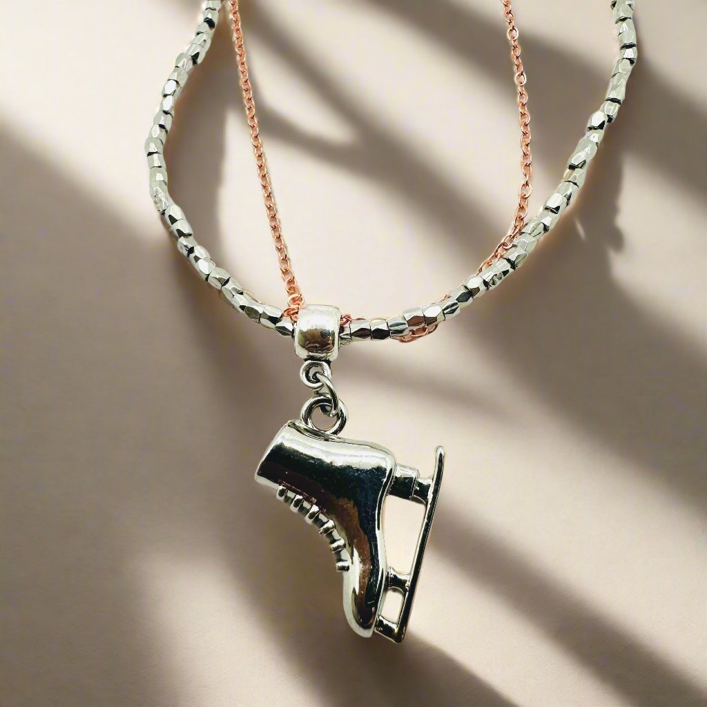 Ice Skate with your Heart Necklace - Brilliance & Melrose main image 1