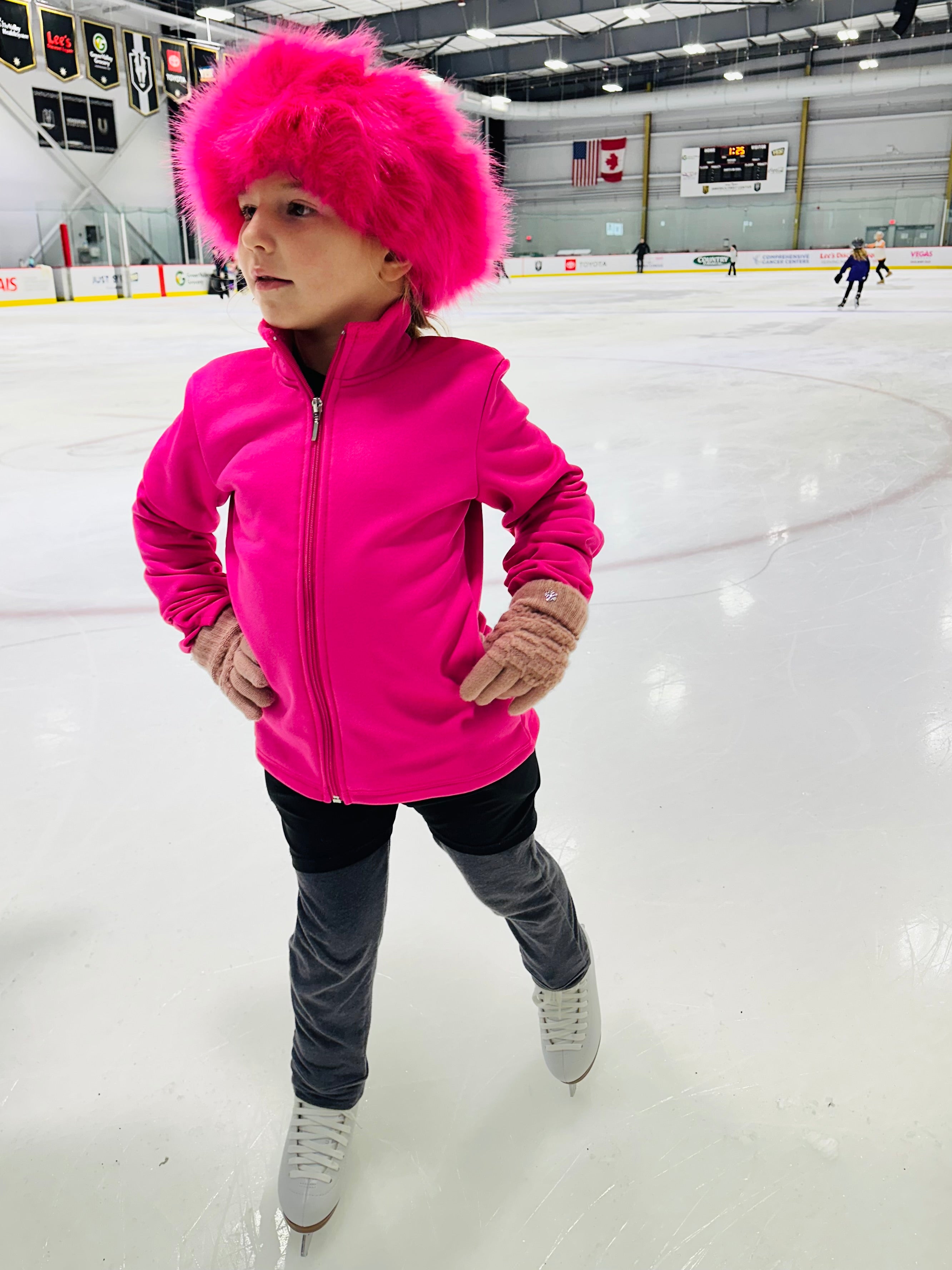 Faux Fur Skating Hat