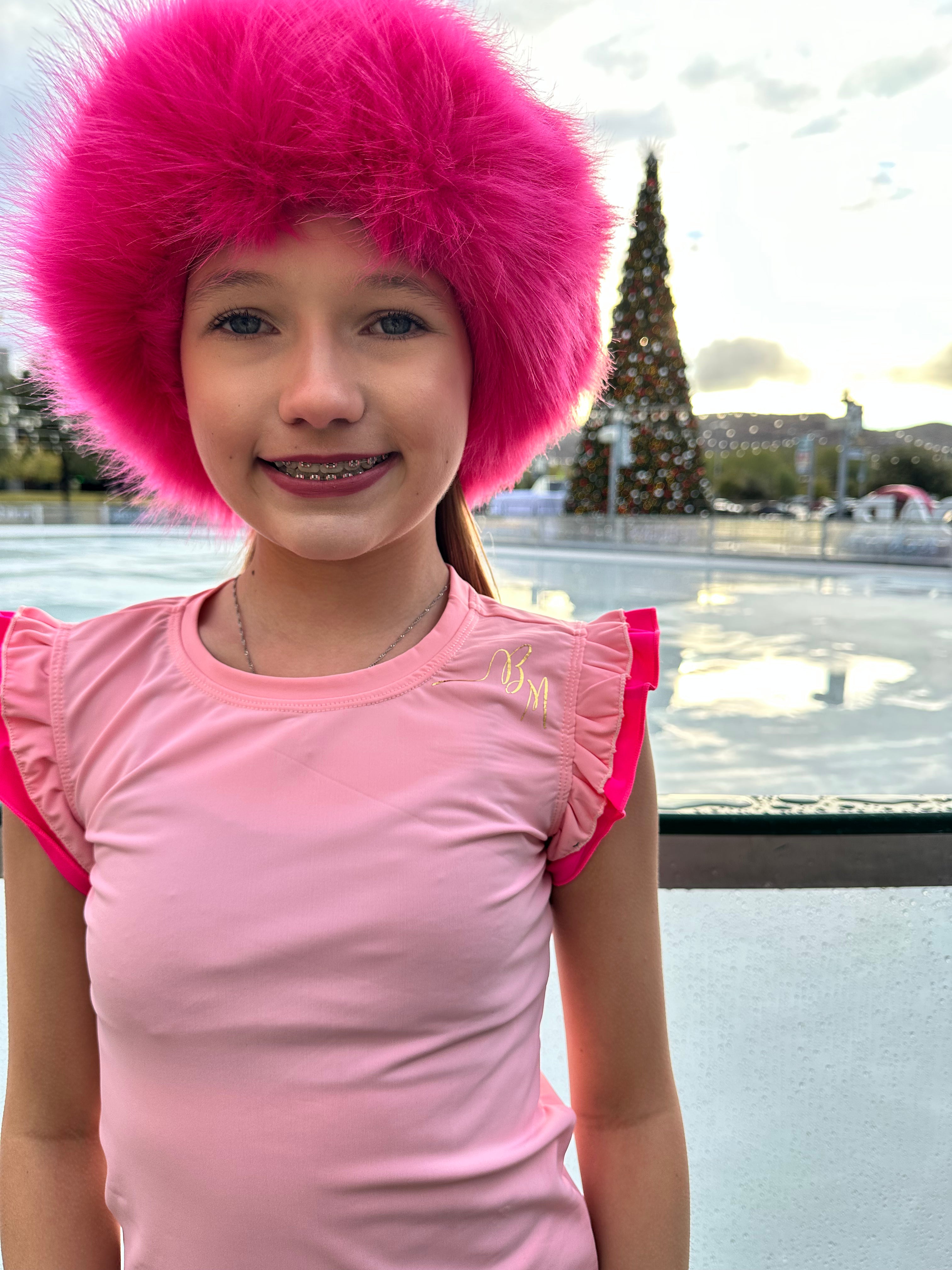 Faux Fur Skating Hat