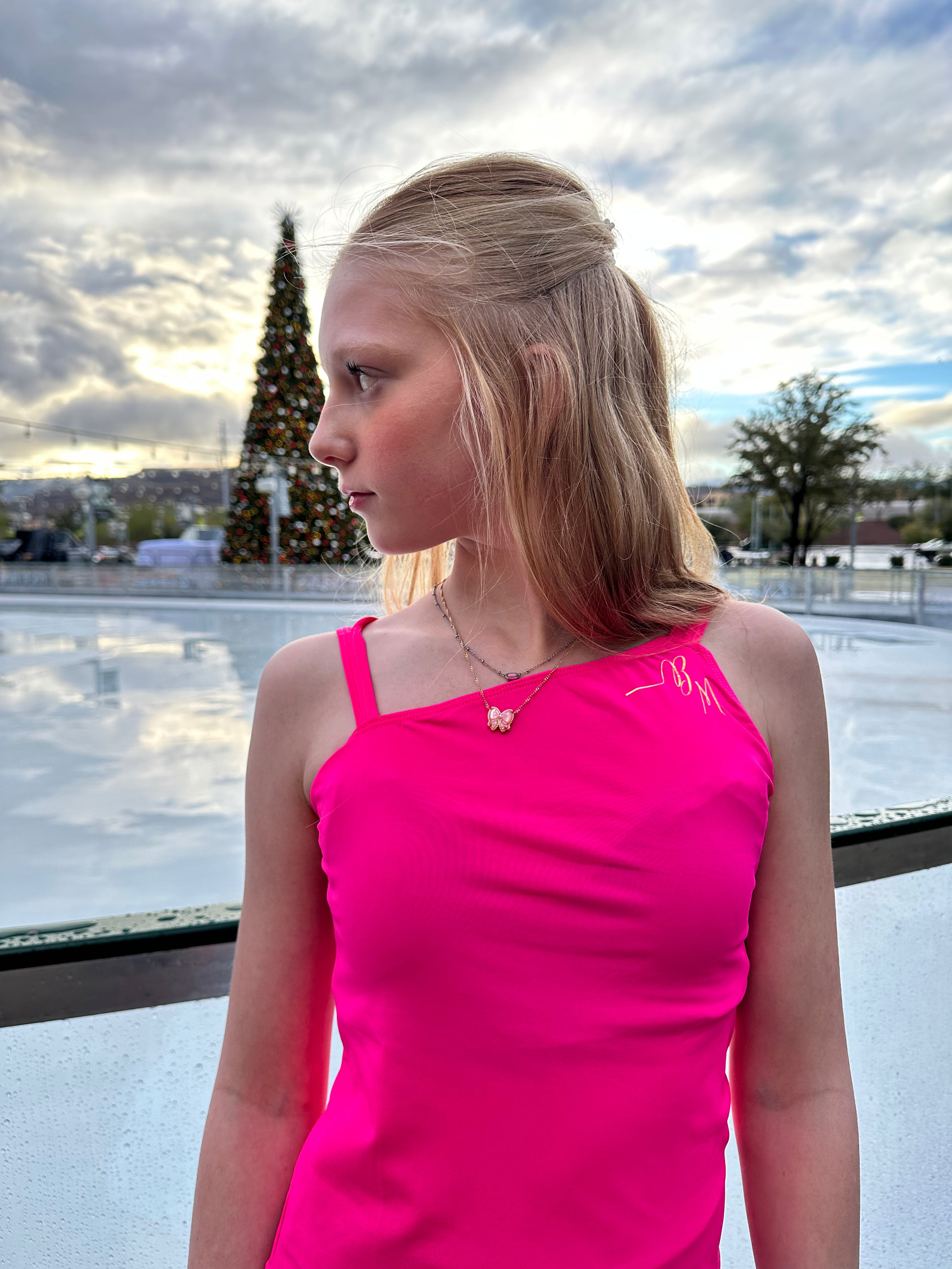 Asymmetric Skating Top