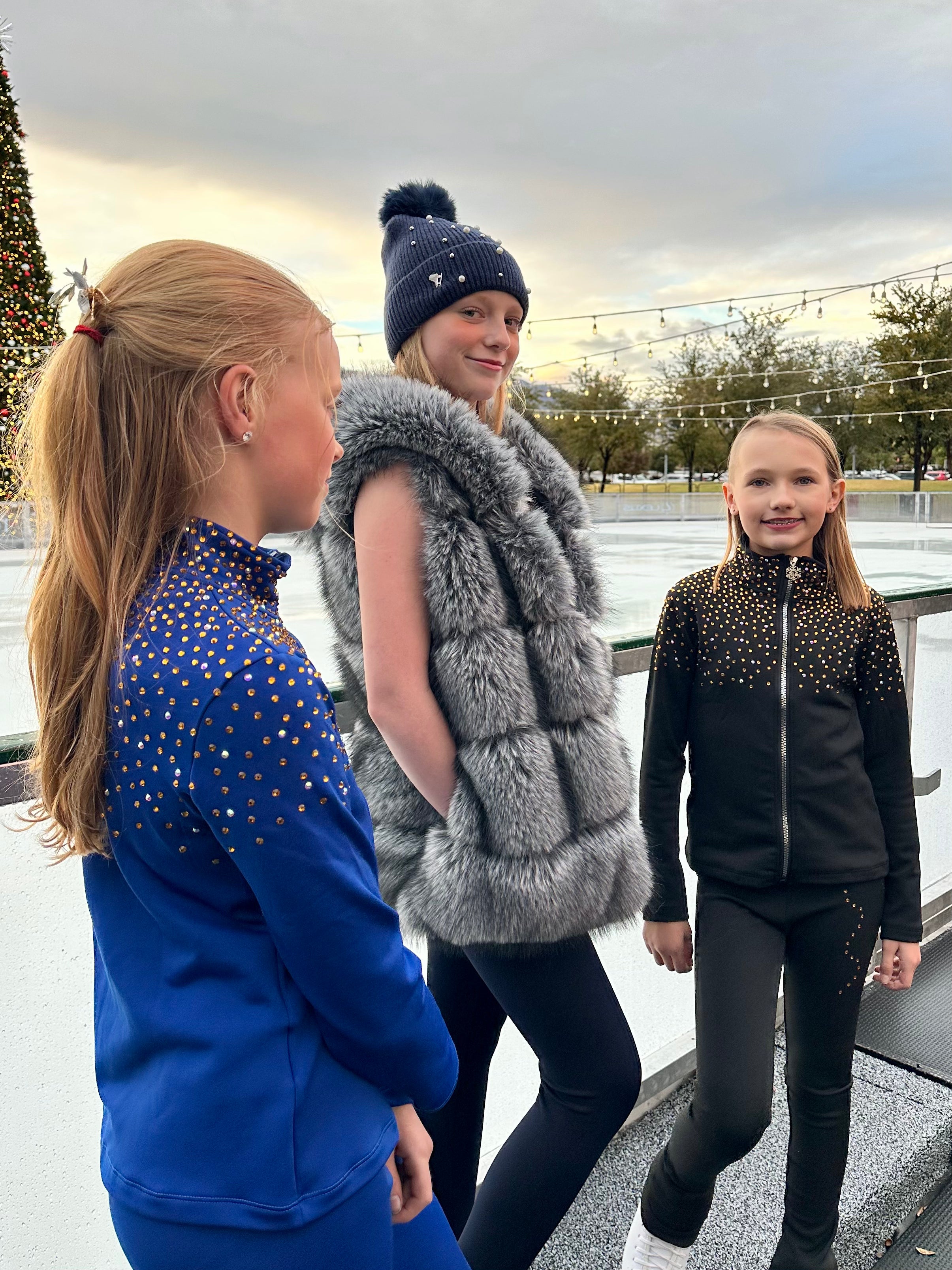 Faux Fur Skating Vest