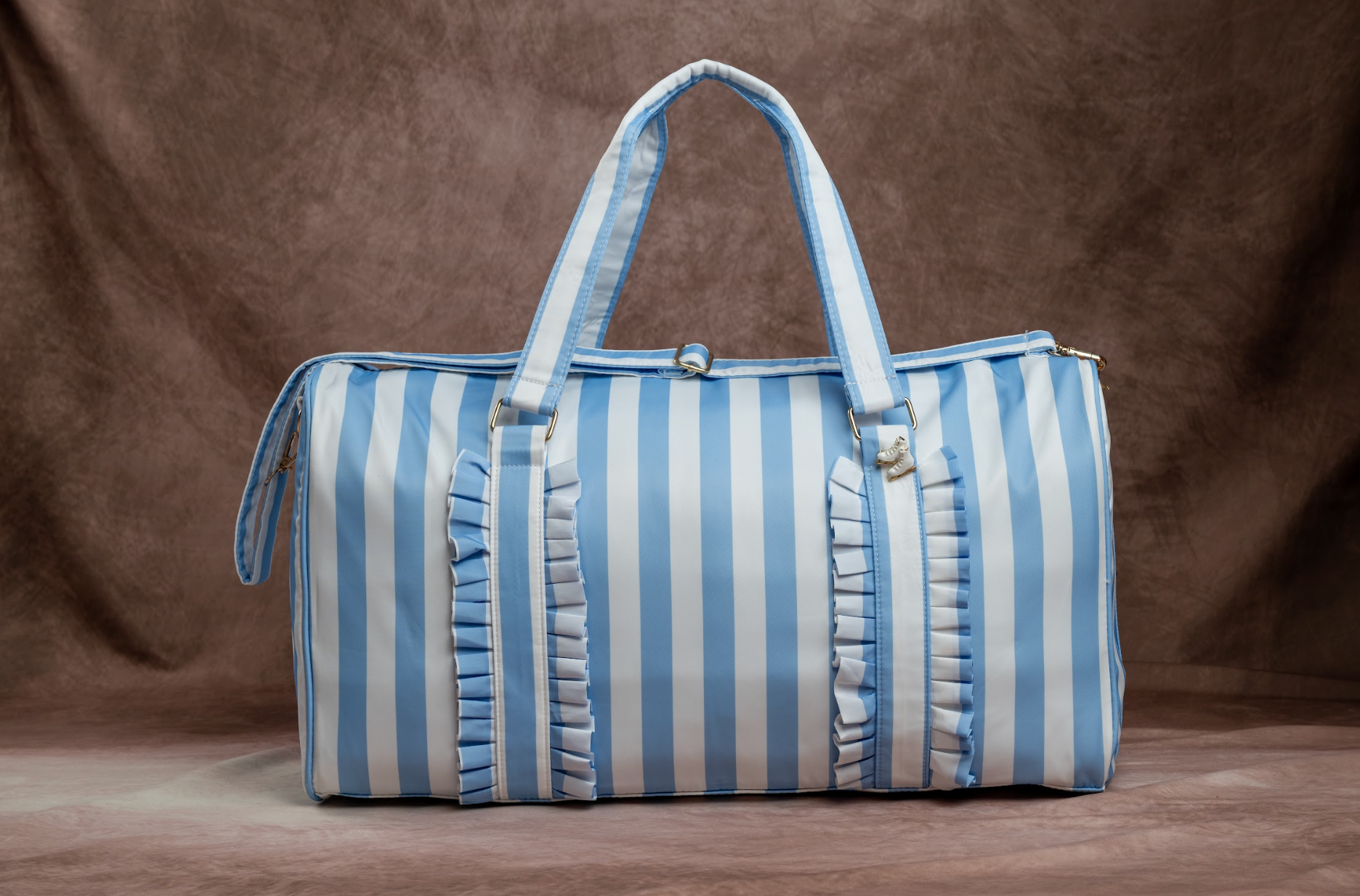 Gingham Skating Bag