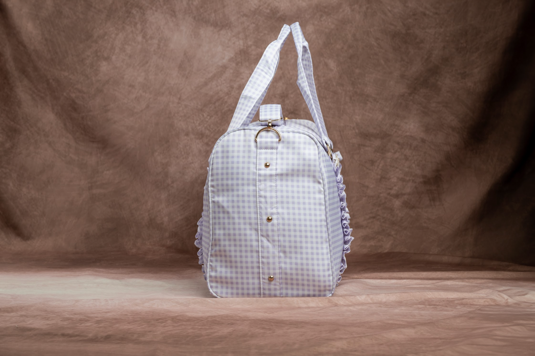 Gingham Skating Bag