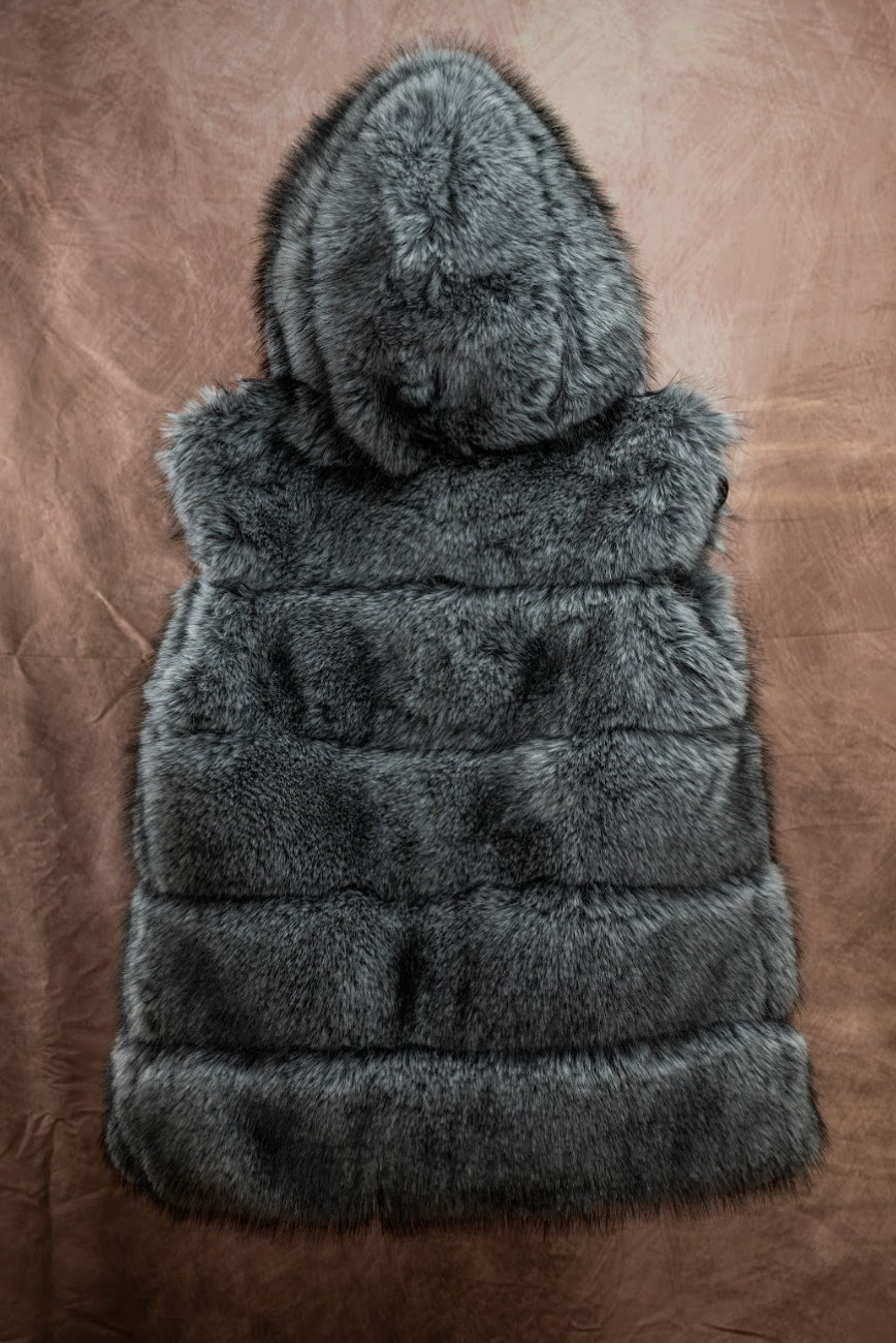 Faux Fur Skating Vest