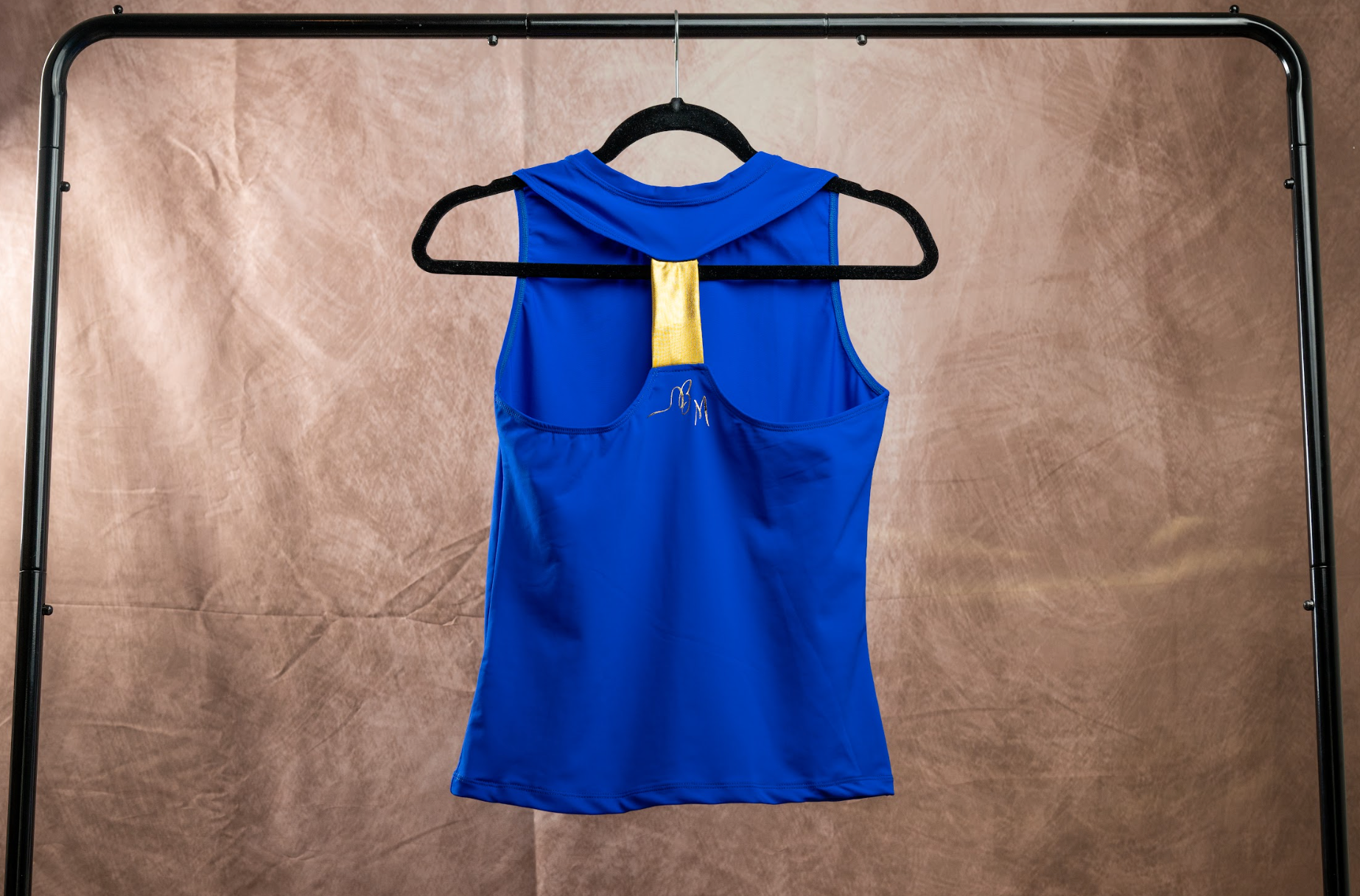 Golden Ice Skating Top