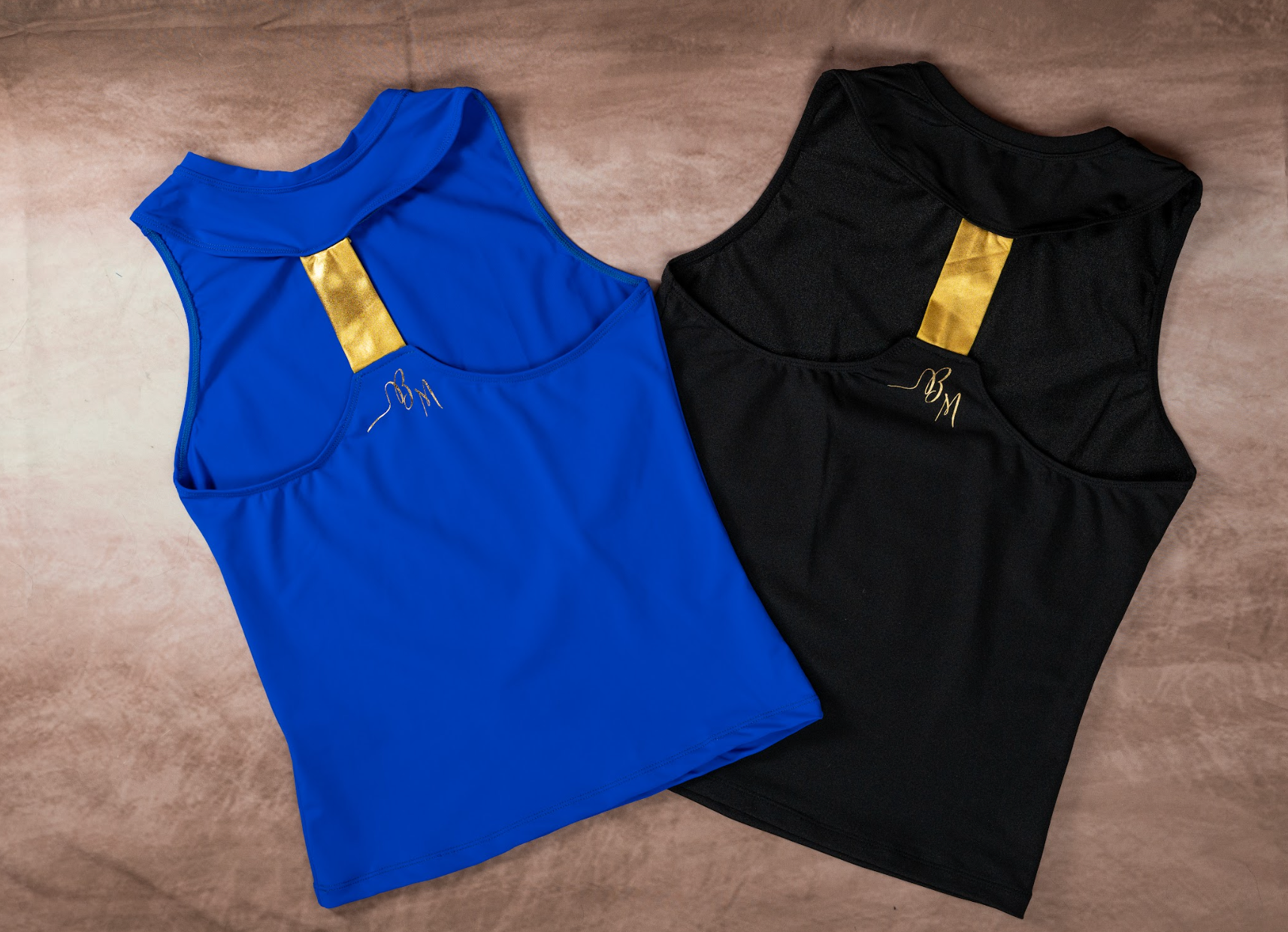 Golden Ice Skating Top