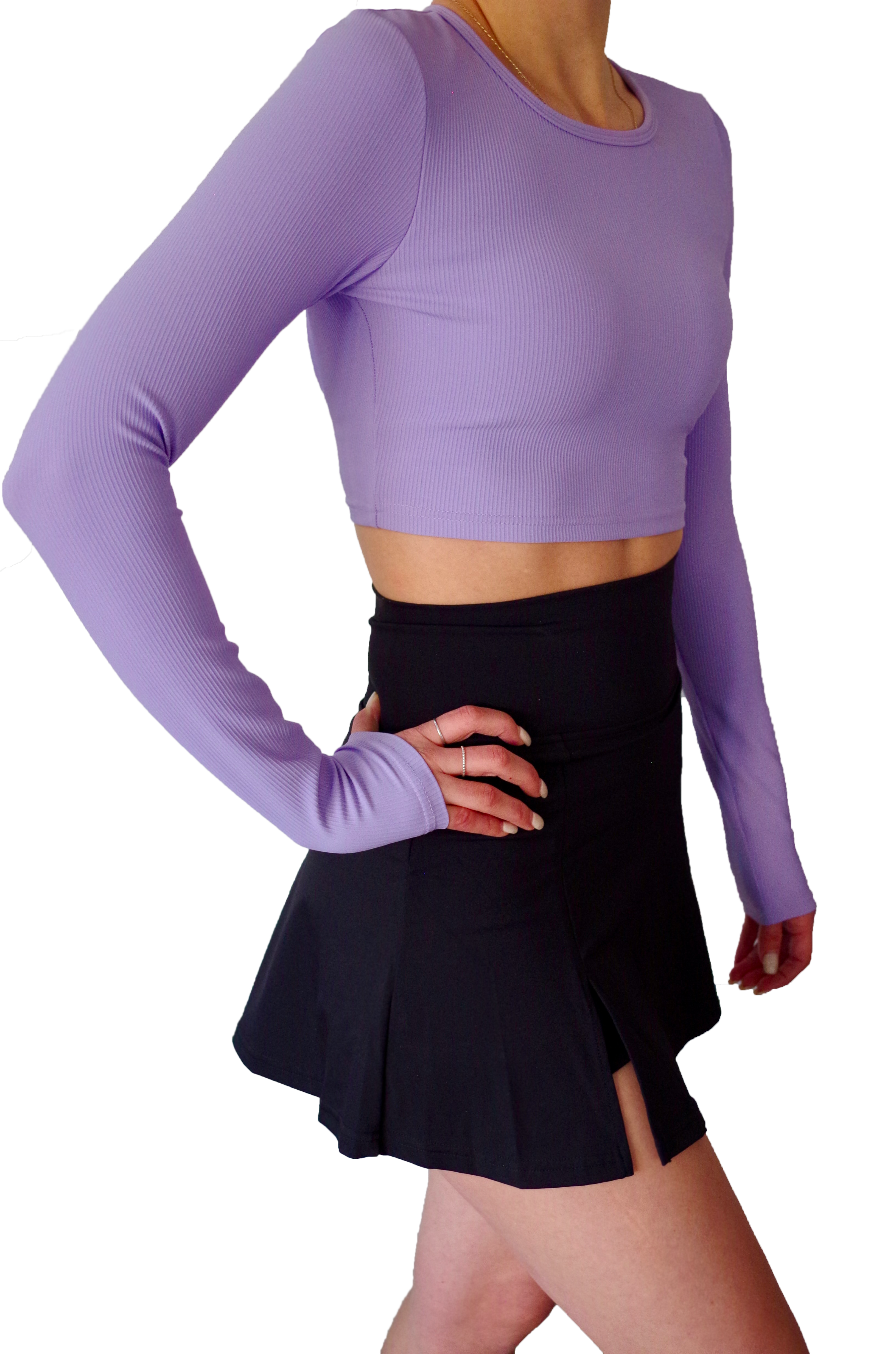 Triangle Ice Skating Crop Top
